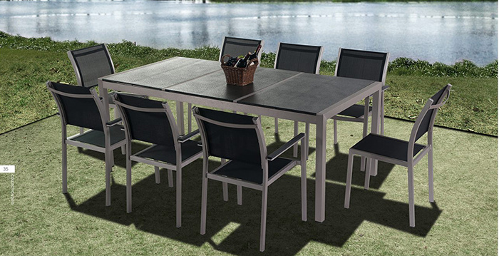 Garden Restaurant Dining Set Outdoor Table and Chair Furniture