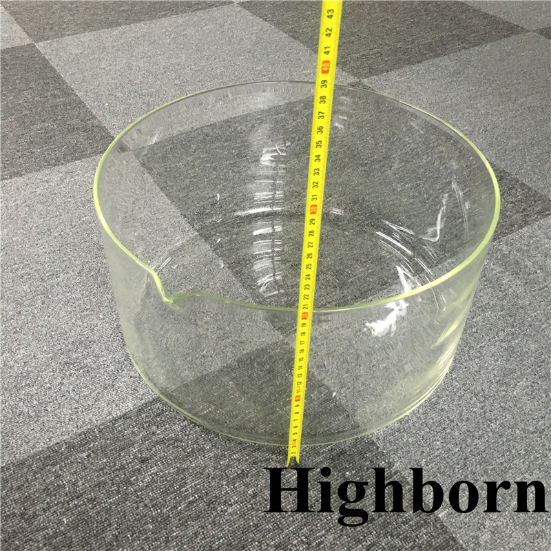 Large Size Transparent Customized Pyrex Glass Beaker