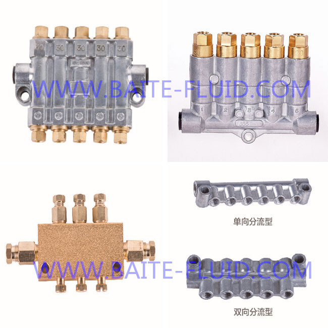 Air Pneumatic Oil Distributors Brass Manifold and Fittings