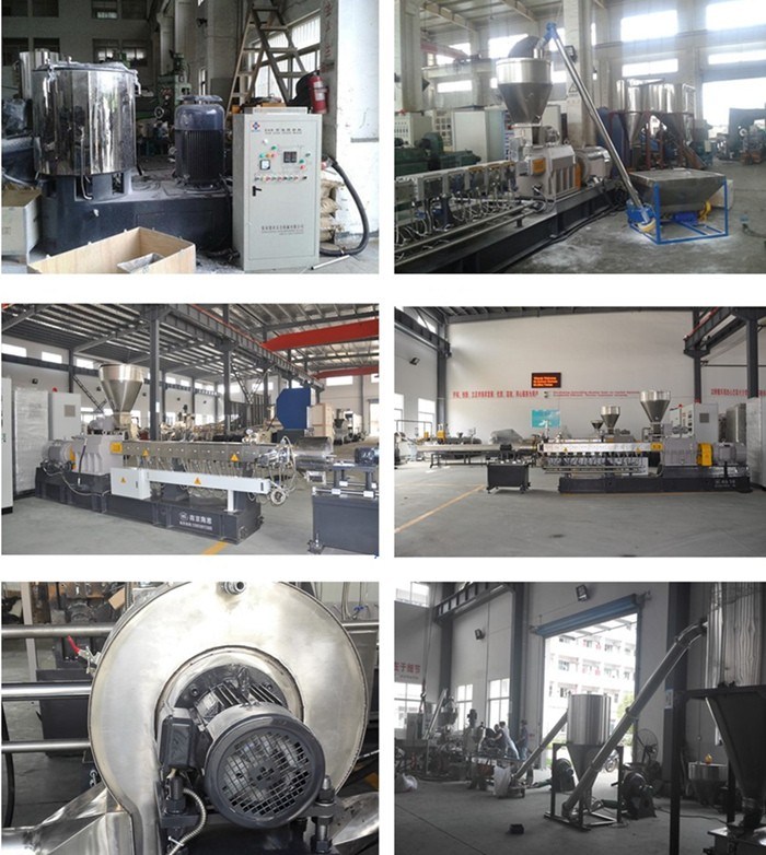 PE High Filling Masterbatch Hot Face Die Cutting Extrusion Machine