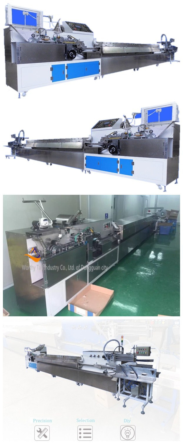 High Quality Medical Cotton Swab Making Machine with Drying and Packing