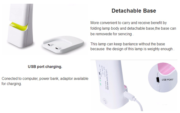 Modern Foldable Rechargeable LED Reading Lamp