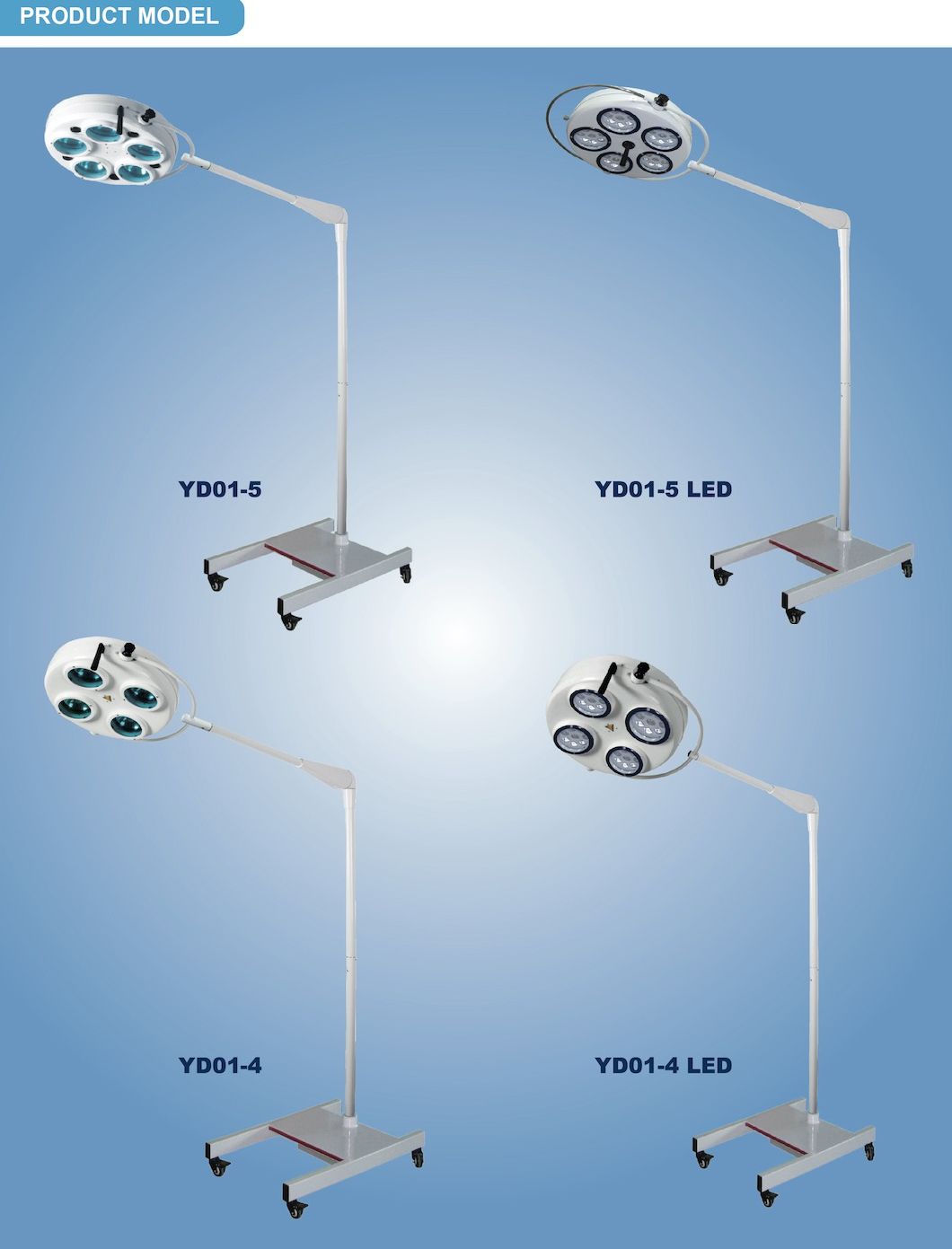 Yd01-4 Mobile Cold Light Operation Light with CE