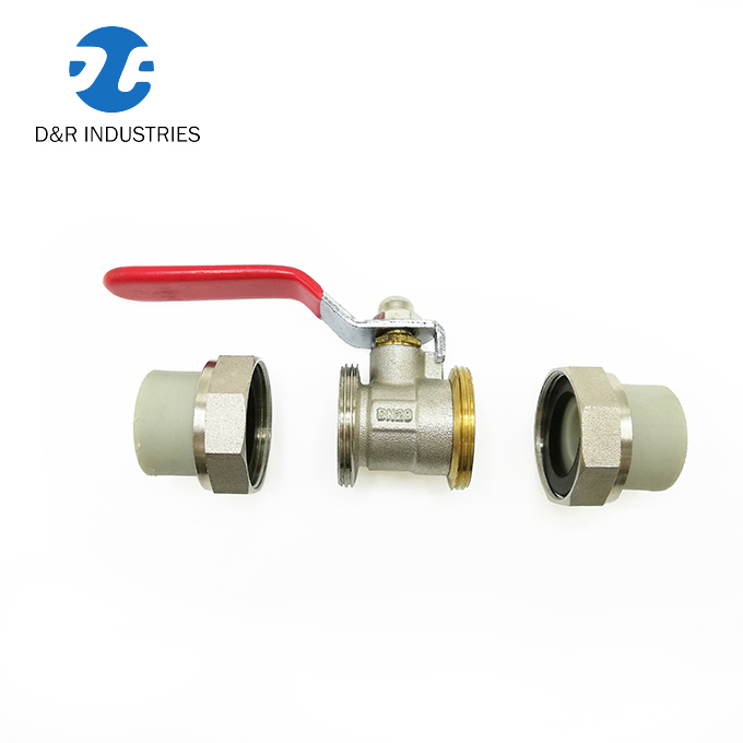 Water Pipe Accessories PPR Double Union Ball Valve