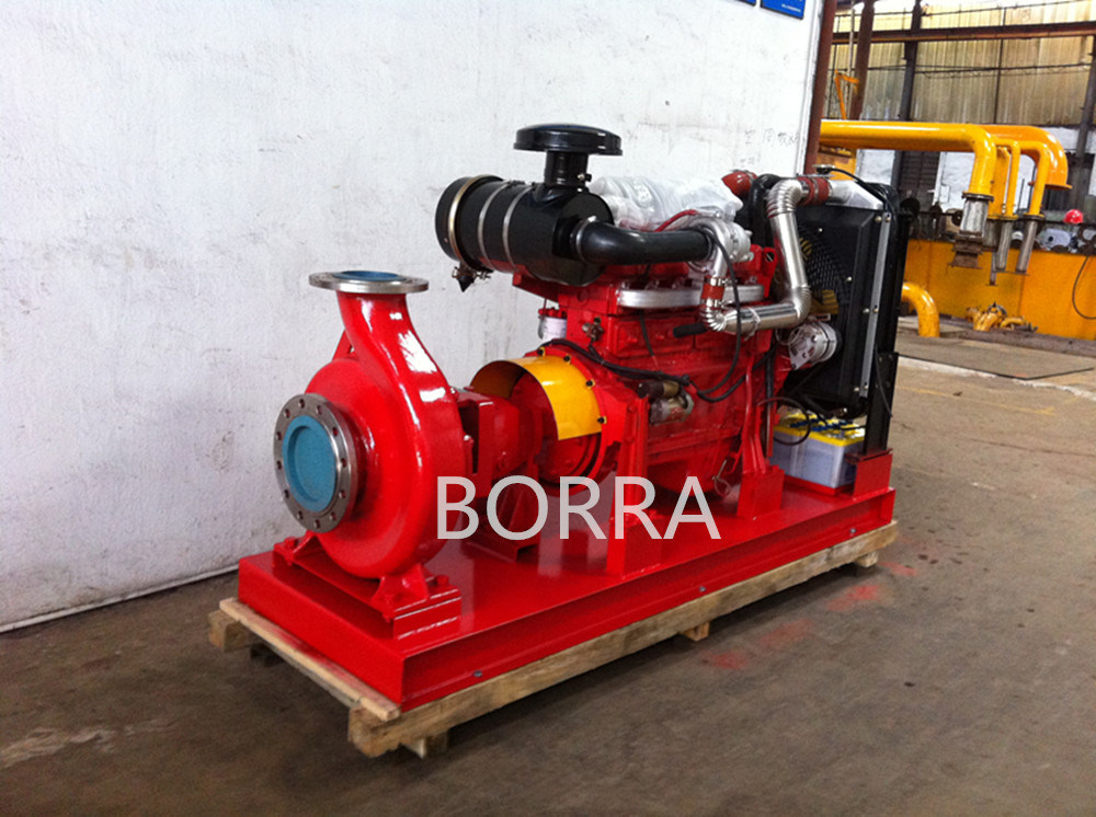 End Suction Diesel Engine Automatic Fire Fighting Water Pump