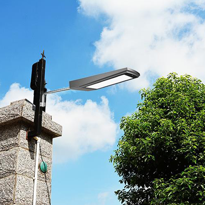15W 108 LED Outdoor Microwave Radar Motion Sensor Lamp Solar Garden Street Light