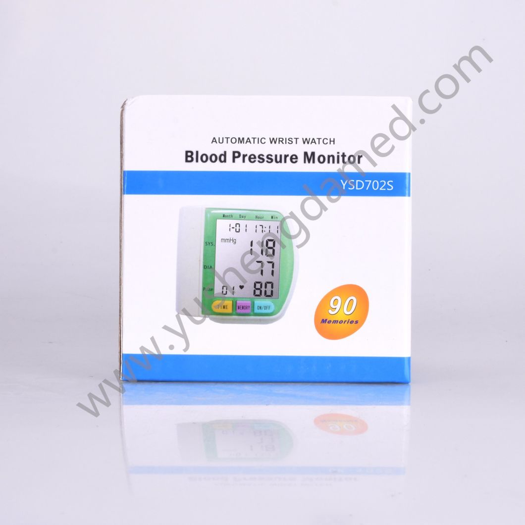 Ce Certified New Medical Device Wrist Type Blood Pressure Monitor