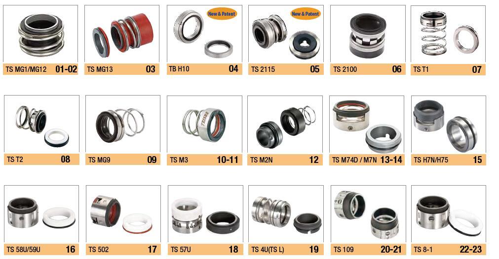 Trisun Metal Bellow Seal Mechanical Seal Pump Seal for Pumps