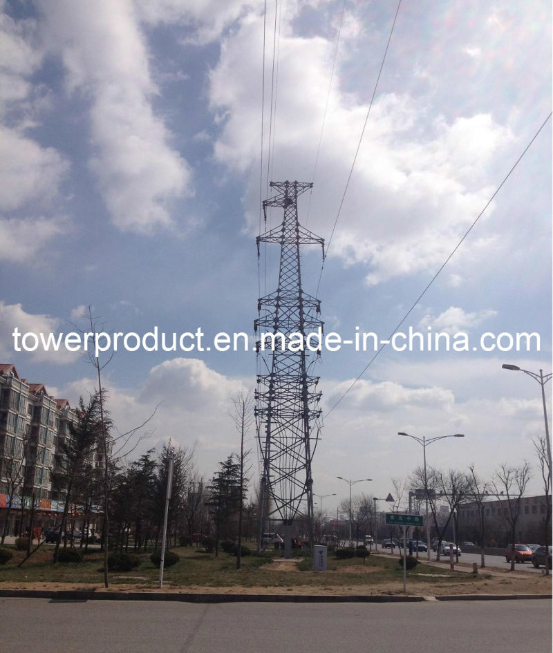 Megatro 110kv Power Transmission Line Tubular Towers