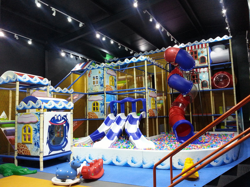 Kaiqi Large Indoor Children's Ice Cream Adventure Playground (KQ50206A)