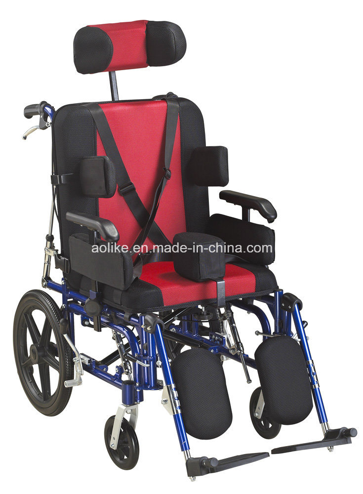 Cheap Cerebral Palsy Aluminum Wheelchair (ALK958LC-46)