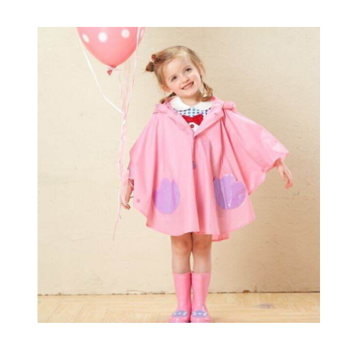 Latest New Design Fashion Kid PVC Rain Coat