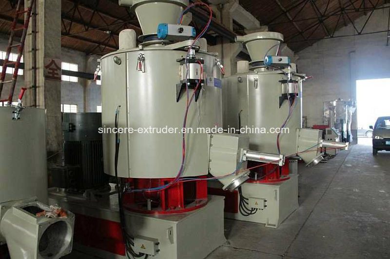 PP PE Soft Film Plastic Recycling Pelletizing Machine with Agglomerator