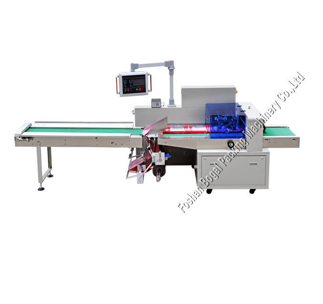 Sami-Automatic Plastic Bottle Cup Flow Packing Machine