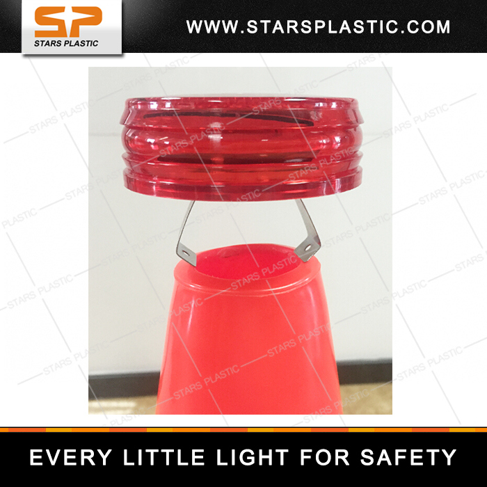 Solar Traffic Flash Light with Bright LED