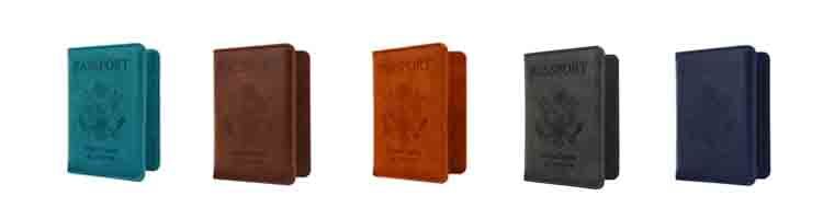 RFID Leather Passport Holder, Card Holder, Passport Cover, Passport Bag
