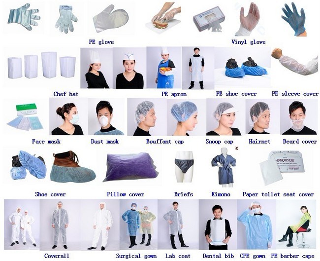 PP Spundonded Nonwoven Mob Cap for Nurse and Doctor