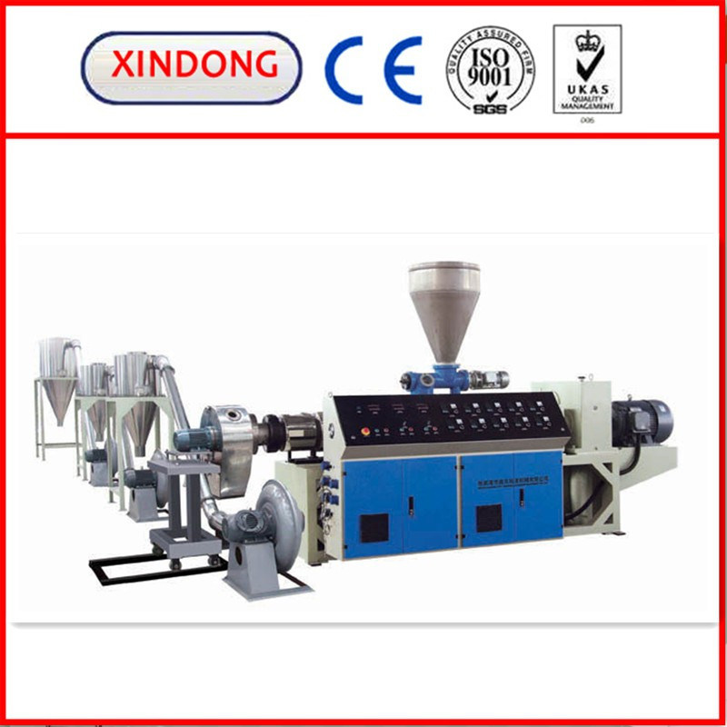 500kg/H PVC Granulator PVC Recycling Pelletizing Machine