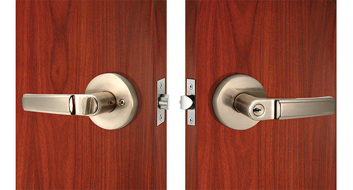 Great Security Tubular Cylinder Lock Passage Handle Door Accessory