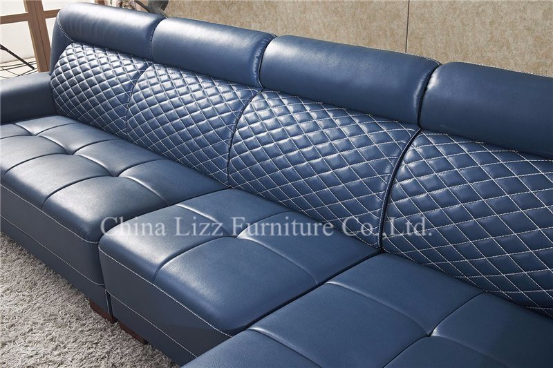 Modern Couch Italian Design L Shape Leather Sofa