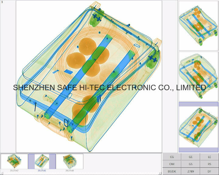 Airport Custom Triple-view Cargo X-ray Screening Detection Machine SA10080T