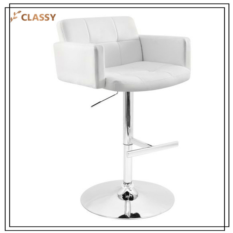 Modern Design Adjustable Leather Bar Stool Chair Supplier