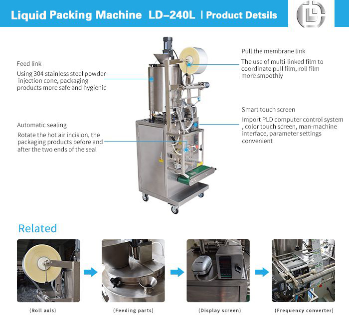 Fruit Juice Packaging Machine & Food Liquid Packing machine,