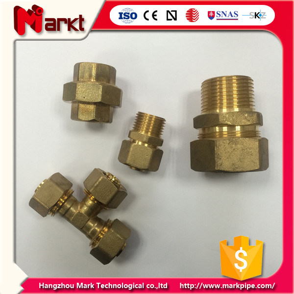 Top Quality Cw617n Nickel Plated 90 Degree Brass Compression Fitting