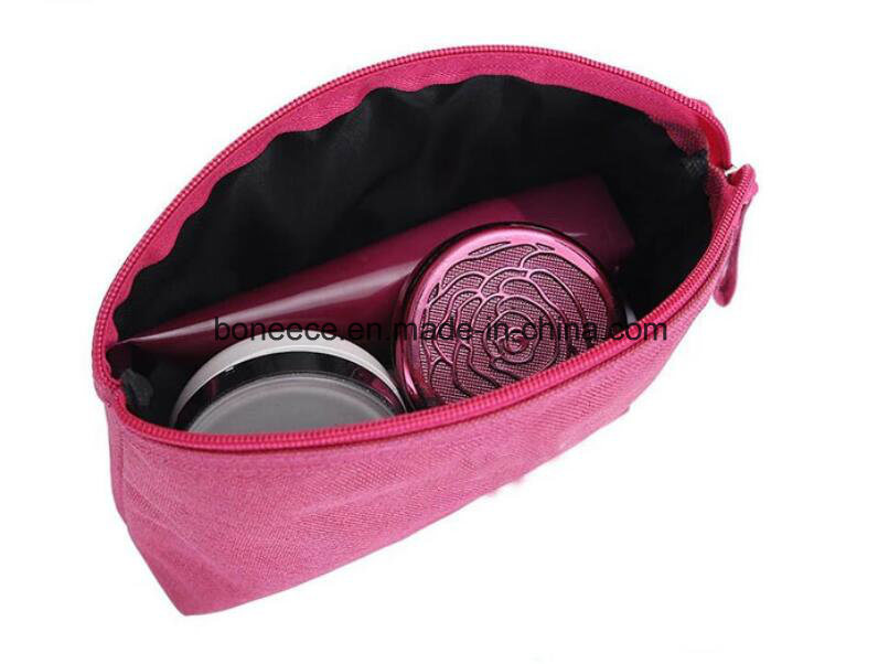 New Shape Canvas Promotion Cosmetic Pouch Travel Makeup Bag for Gift