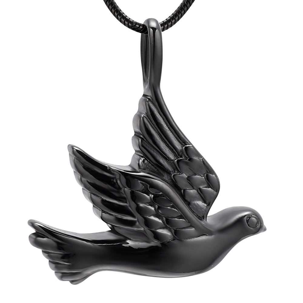 Peace Dove Memorial Urn Jewellery Bird Shape Cremation Pendant