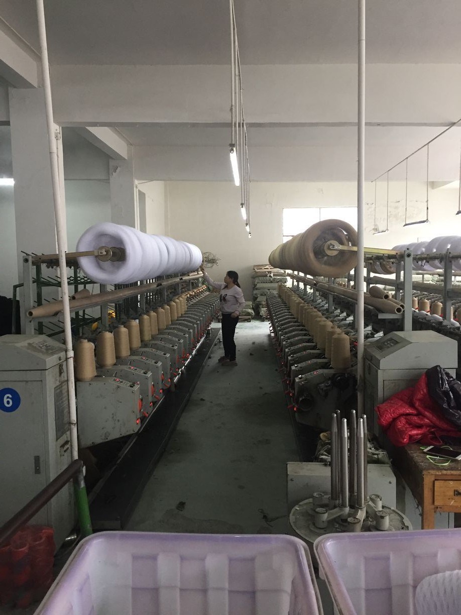 Machine Covered Colored Polyester Yarn Single Yarn Nylon Copy Yarn