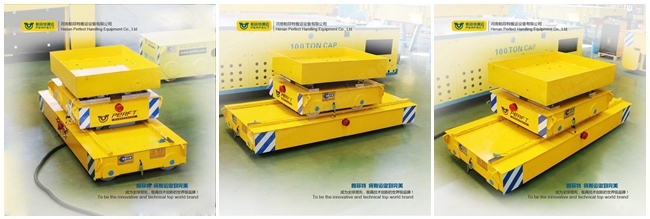 Self-Propelled Heavy Load Transfer Car Rail Load Carriage Trolley