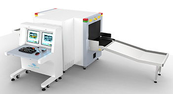 At6550d Double Perspective X Ray Baggage Scanner 6550d Dual View X Ray Security Inspection Machine
