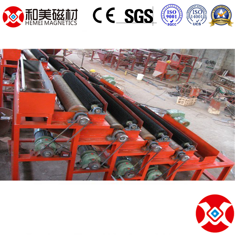 Wet Type Roller / Pulley /Drum Permanent Magnet Magnetic Separator