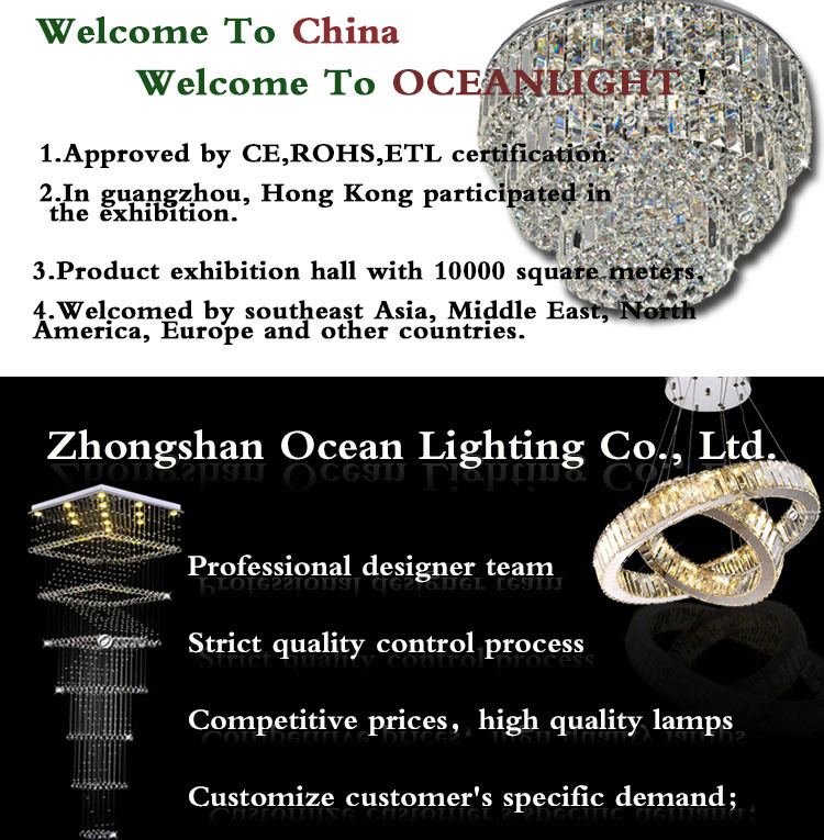 Ceiling Lamp Crystal, Square LED Ceiling Lamp, Flower Ceiling Lamp (OM88173-4)