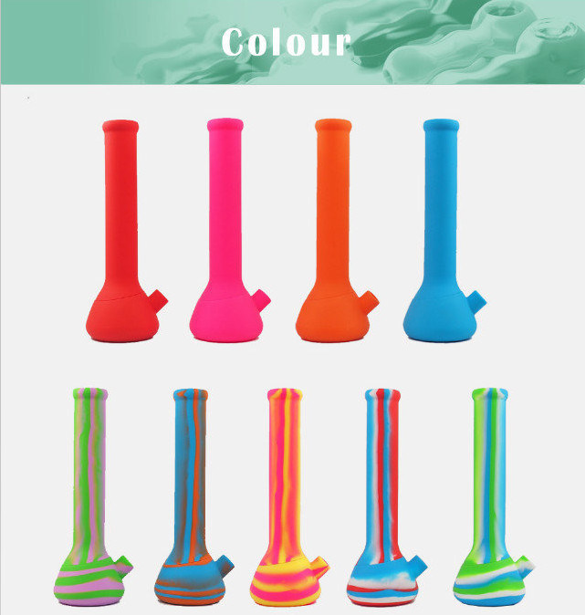 Factory Direct Unbreakable High Quality Silicone Hookah Smoking Water Pipe Big Beaker