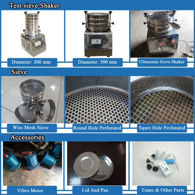 High Efficiency Stainless Steel Testing Equipment Vibrating Screen