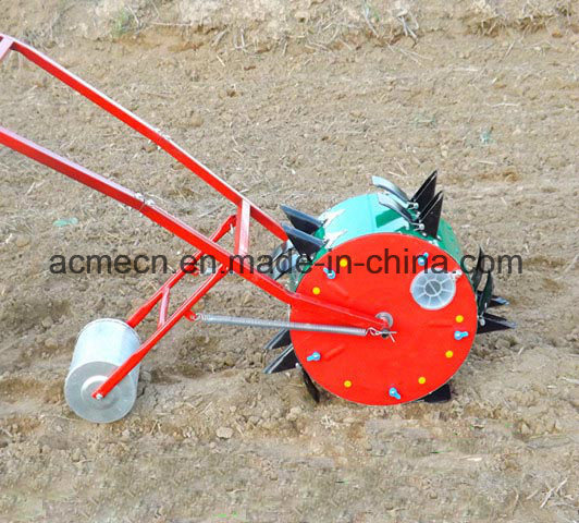 Manual Bean Seeding Machine with Press Wheel Maize Planter