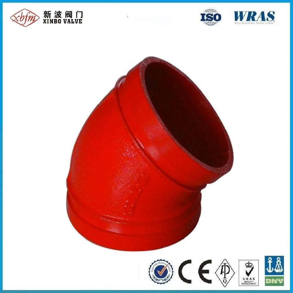 Ductile Iron 45 Degree Elbow Pipe Fitting