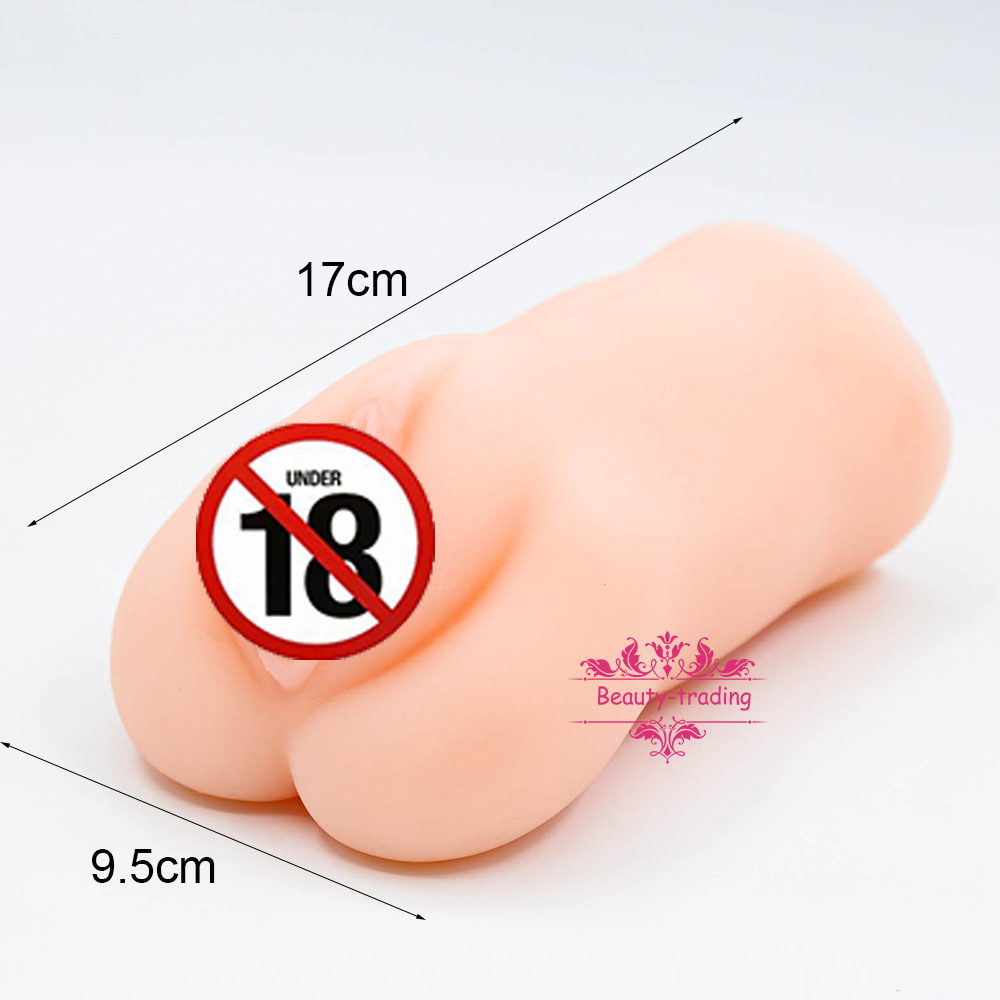 Male Masturbators Cup Realistic Soft Vagina Pussy Mini Pocket Sex Toys