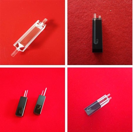 Q614 Flow Quartz Cell Cuvette for Biochemical Analyzer