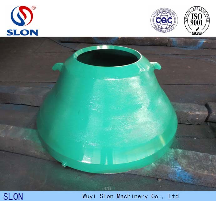 Manganese Steel Casting Metso Spare Concave Cone Crusher Parts