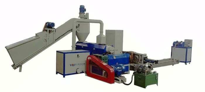 Double Stage PP PE Plastic Granulating Machine