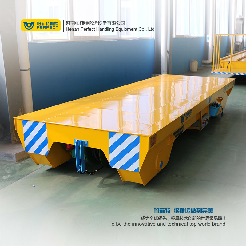 Electric Industry Material Handling Vehicle Moving on Rails