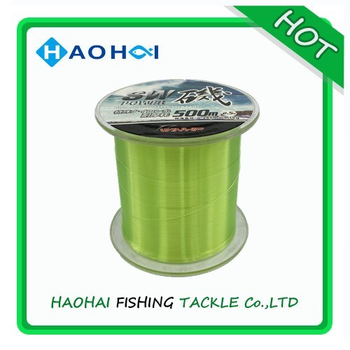 1/8lb Hi-Vis Fluo Yellow Strong Strength Monofilament Fishing Line