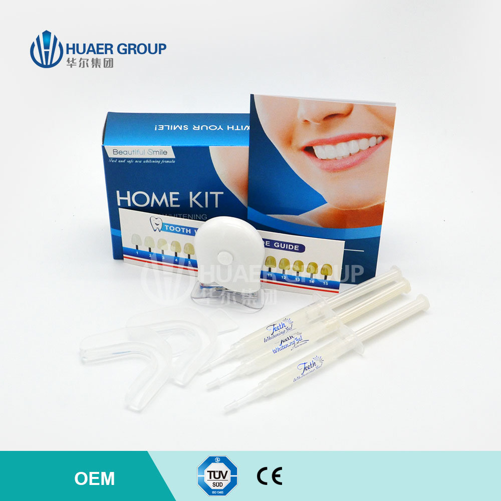 44% Peroxide Home Teeth Whitening Kit with LED Whitening Light