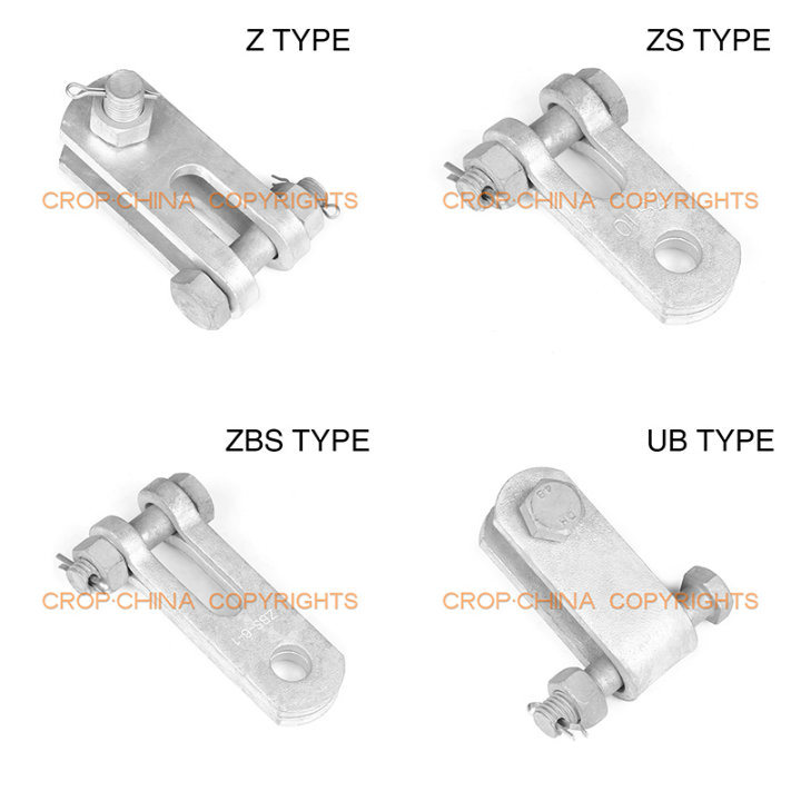 High Quality Z/Zs/Zbs/Ub Type Socket Clevis for Overhead Line Link Fittings