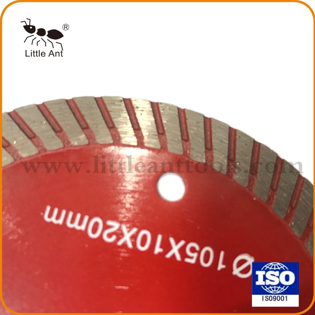 China Factory Cutting Hard Porcelain Turbo Diamond Saw Blade