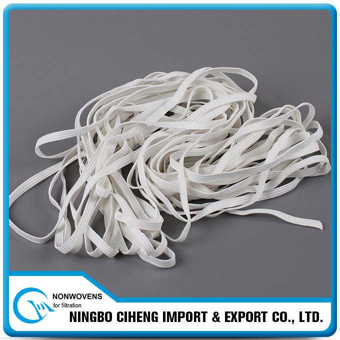 China Manufacturers Supplier Earloop Knitted Wide Custom Elastic for Mask