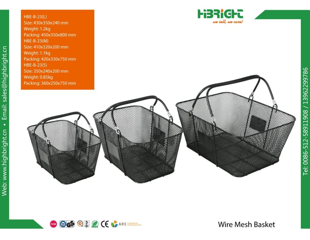 Highbright Cosmetics Shop Wire Metal Shopping Basket